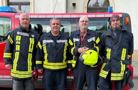 v.l. Erik Krause, Mike Weiß, Harald Weber, Steffen Lorenz